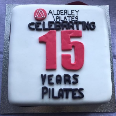 Alderley Pilates 15 Year Anniversary Cake From Wienholts Alderley Edge 2