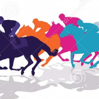 http://www.dreamstime.com/royalty-free-stock-image-jockeys-racing-horses-colorful-silhouettes-against-white-image81964666
