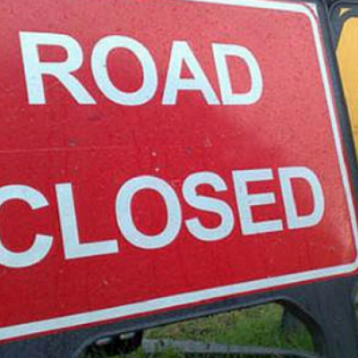 Road Closed Diversion Sign